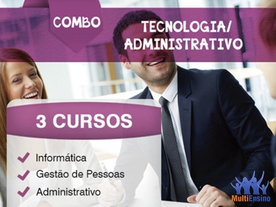 Curso Combo - Tecnologia + Administrativo - Veja detalhes